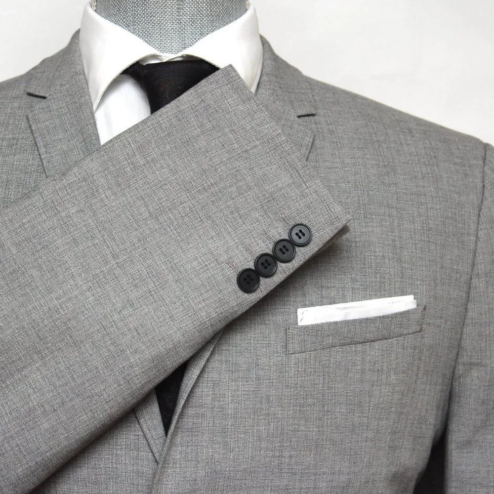 H&M Mens Skinny-Fit Blazer Sport Coat 46R 2-Bttn‎ Casual Jacket E081290